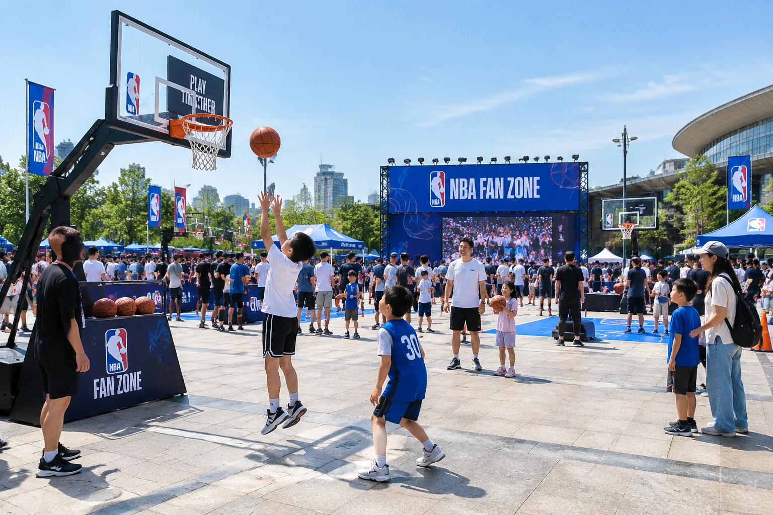 Espace Partenaires et Zone d'Animations Fan Zone